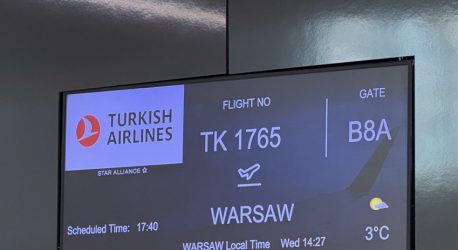 Turkish Airlines – europejska klasa biznes – recenzja z przelotu